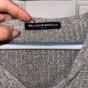 Brandy Melville O/S Grey Sweater